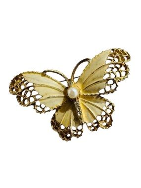 Vintage B.S.K. Butterfly Brooch